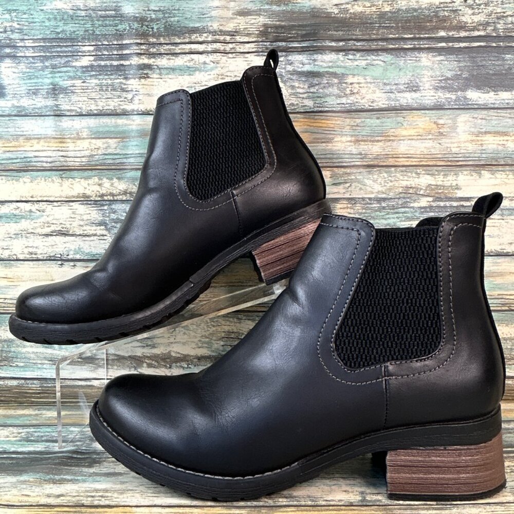 Eastland Jasmine Chelsea Boot Womens 8.5M Moto Military Grunge Pull On Casual - Picture 3 of 13